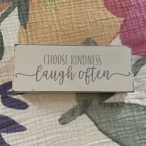 Distressed Wood Sign - like new